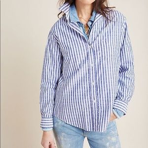Grayson for Anthropologie striped shirting